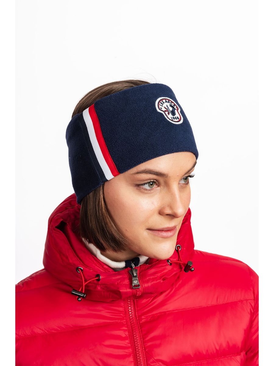 Amie Headband fra Les Arcs- det populære pannebåndet i fleece i fargen Navy