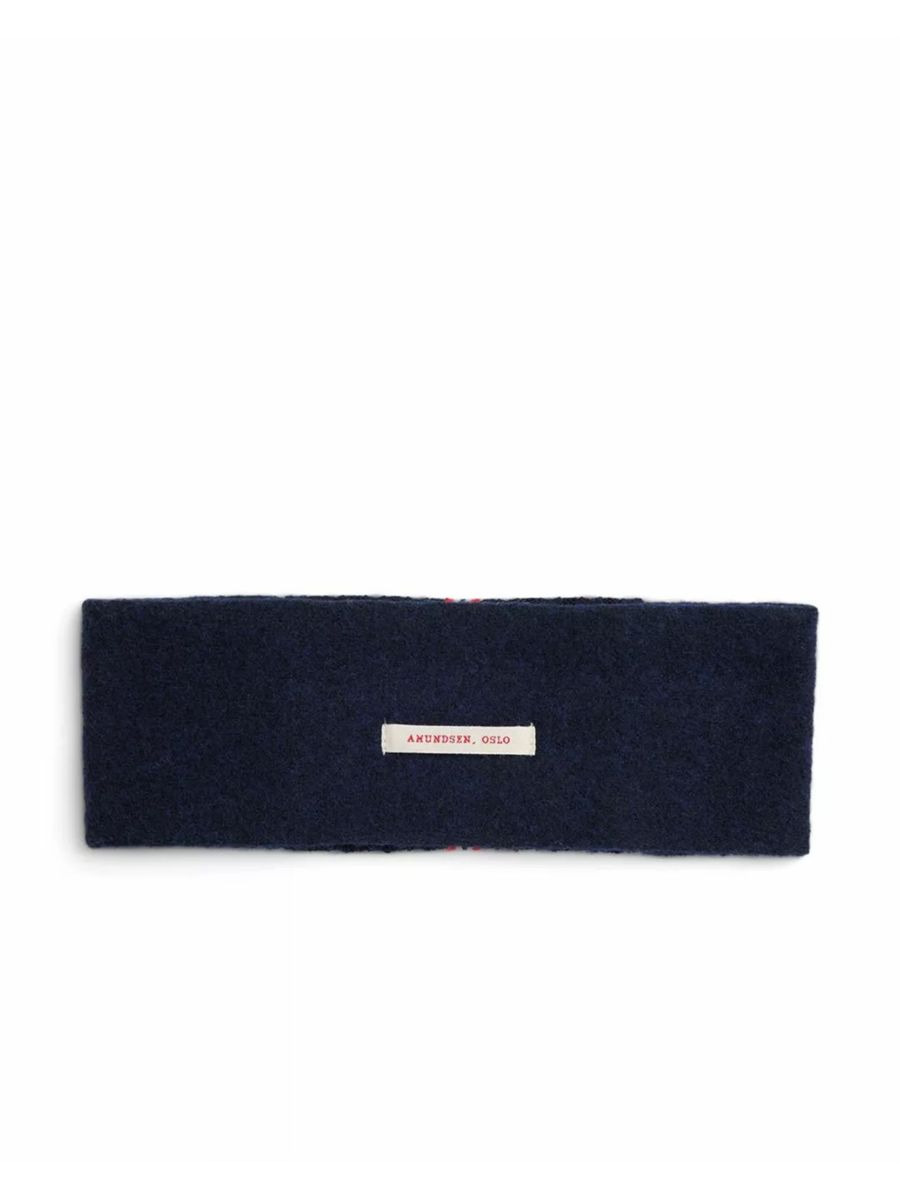 Pannebånd fra Amundsen. Amundsen Boiled Headband i fargen Faded Navy.