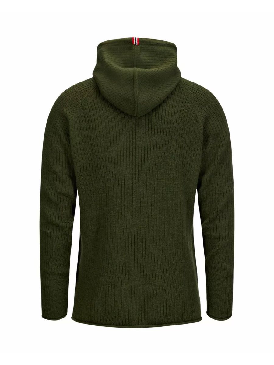 Amundsen Boiled Hoodie Mens fargen Earth. Ullgenser til herre fra Amundsen Sports