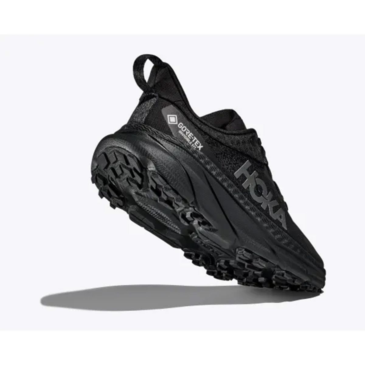 Hoka Challenger 7 til herre i fargen black balck med nyeste GORE-TEX membran uten flour