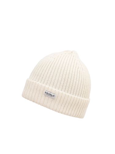 Ull fra devold i ribbestrikk og med oppbrett