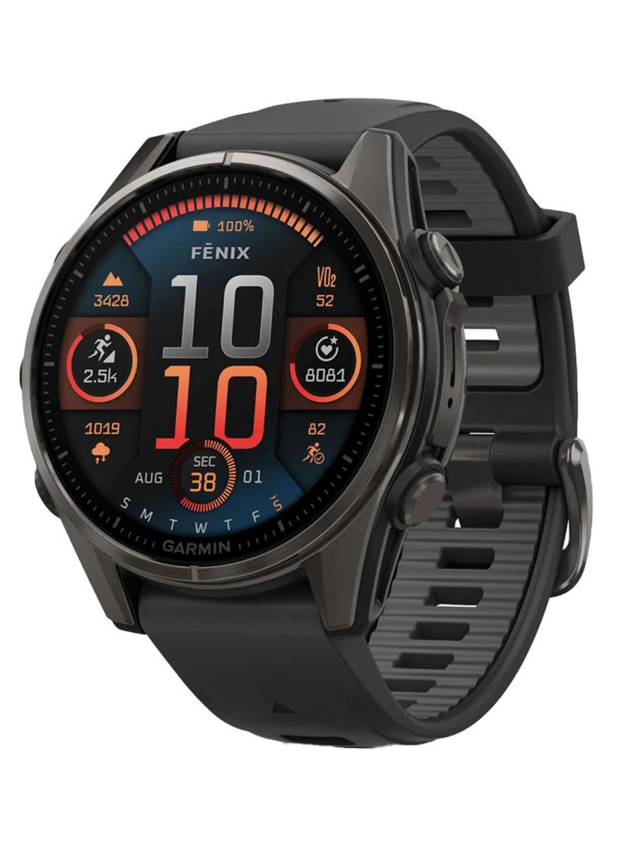 nyeste fenix 8 fra Garmin med AMOLED skjerm og en rekke funksjoner	