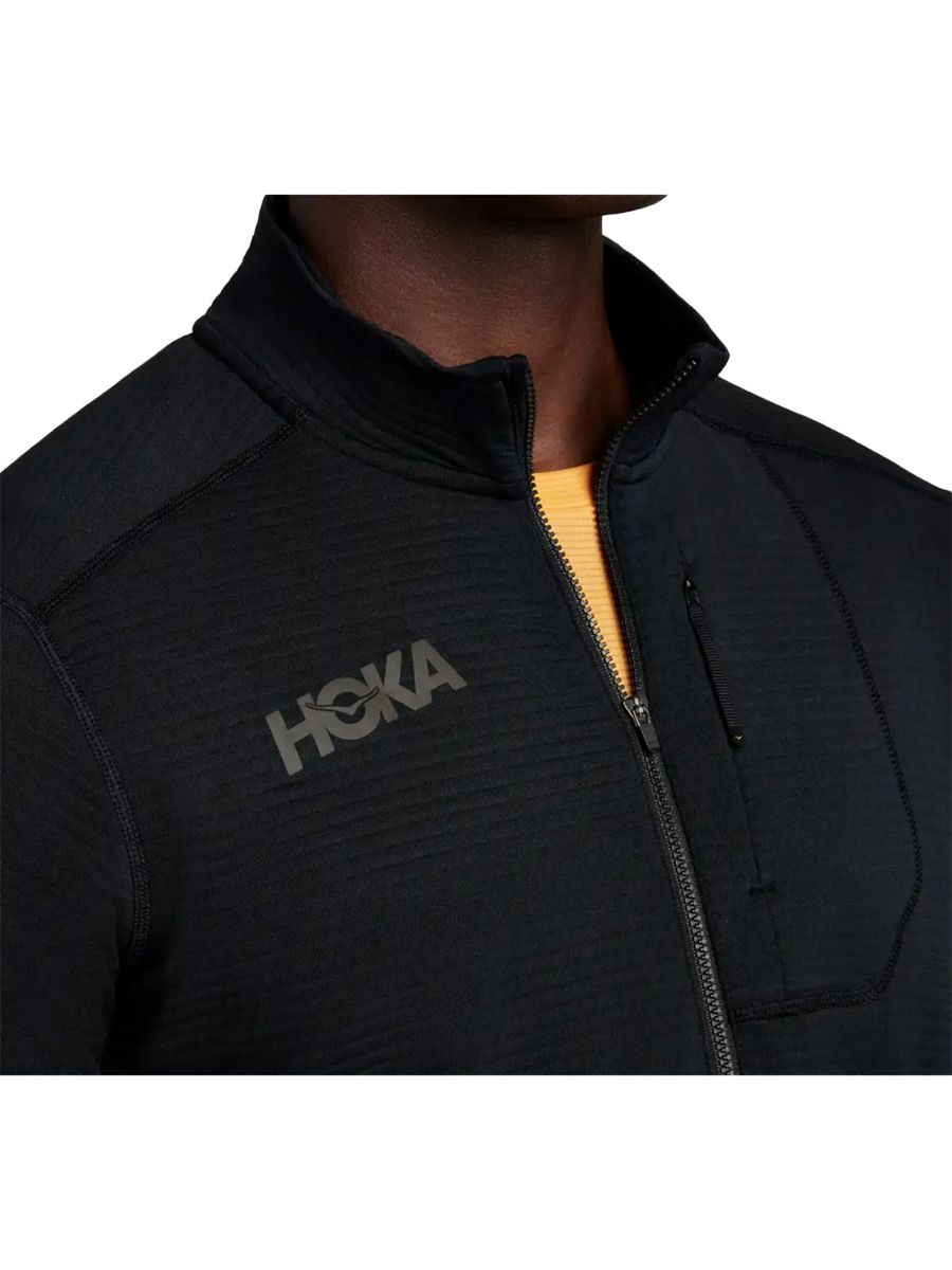 Treningsgenser til dame fra Hoka med halfzip