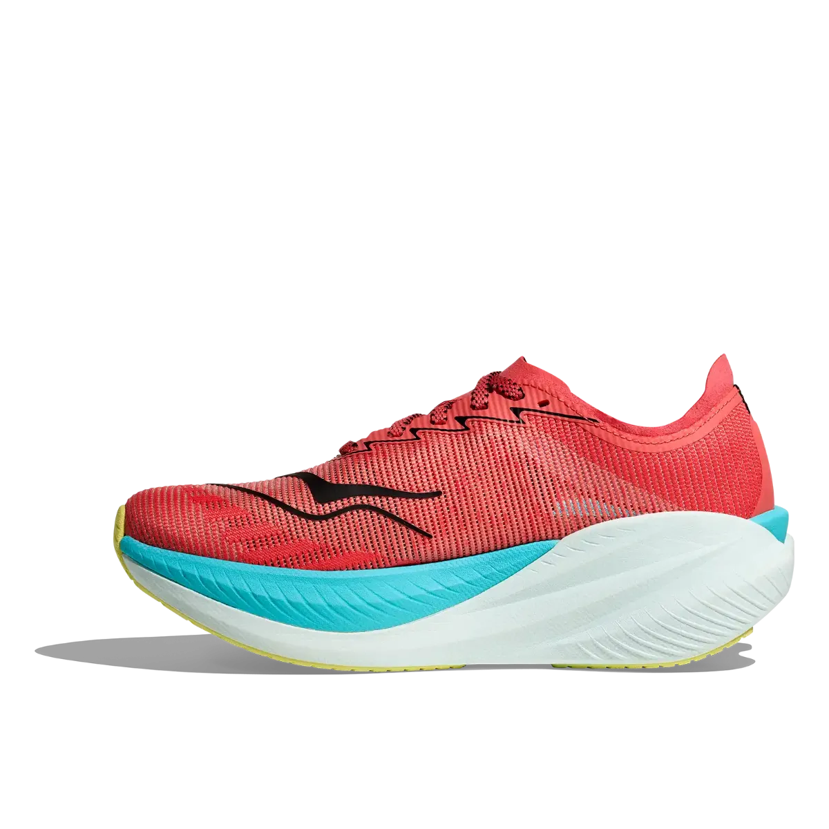 Hoka M Mach X 2 GFRT i fargen Grapefruit/Electric Coral. Løpesko til herre fra Hoka