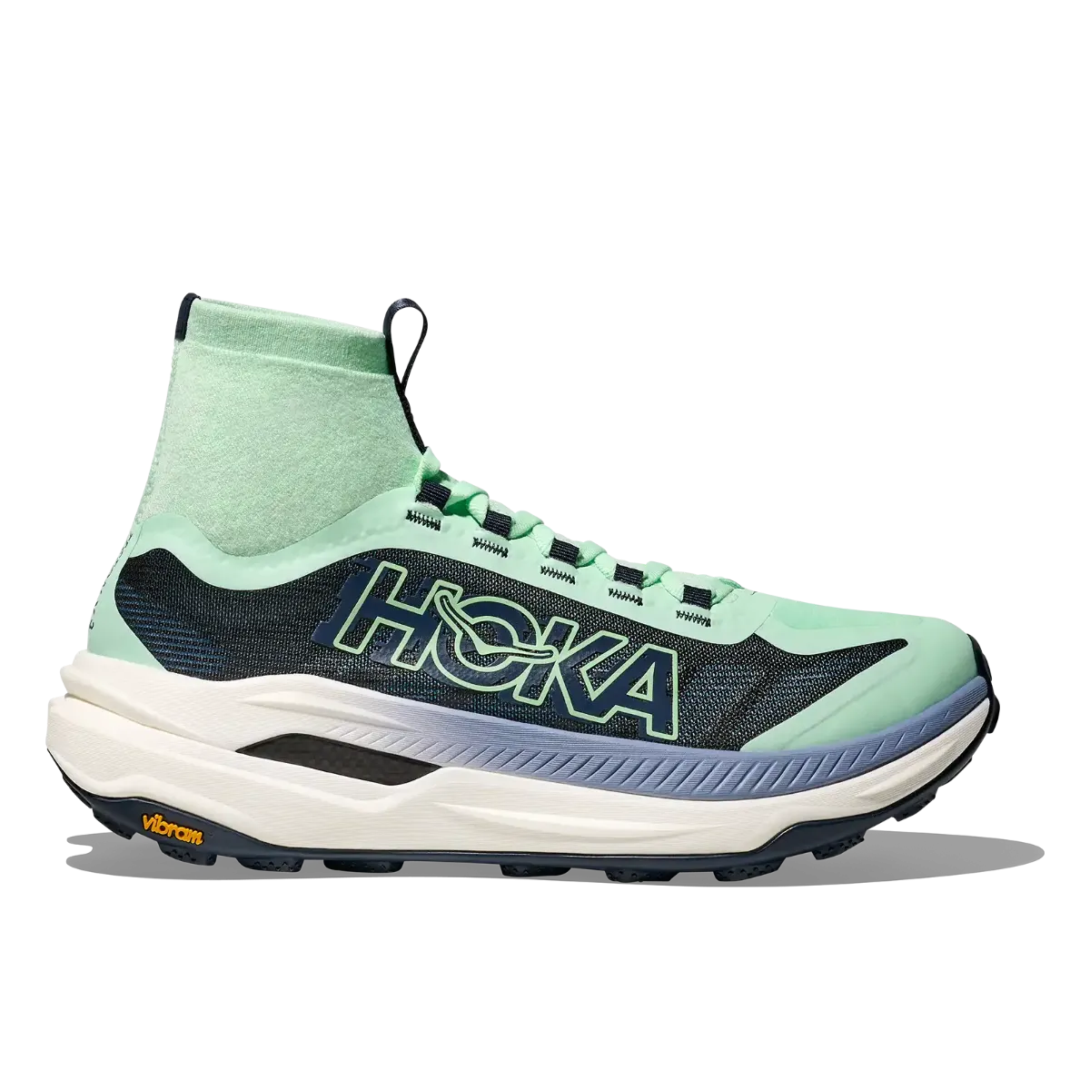 Hoka Tecton X 3 til dame i fargen Mint Fluorite/Varsity Navy (MTV)