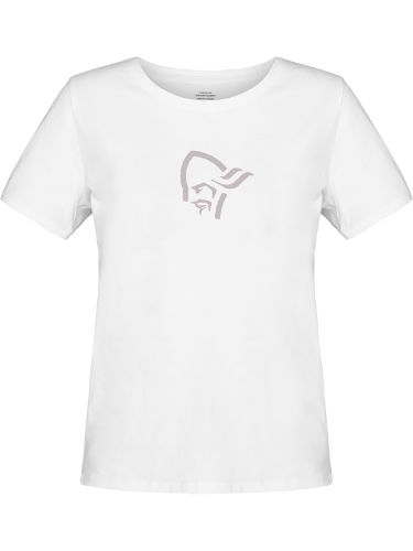 Allsidig t-shirt til dame med vikinglogo på brystet