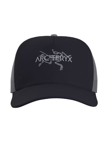 Caps til dame og herre fra Arcteryx med logo og bird-print