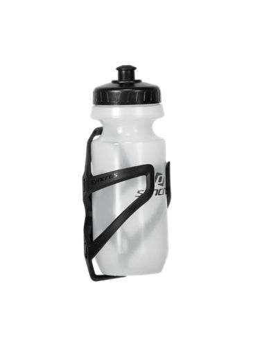 Flaskeholder og flaske til sykkel