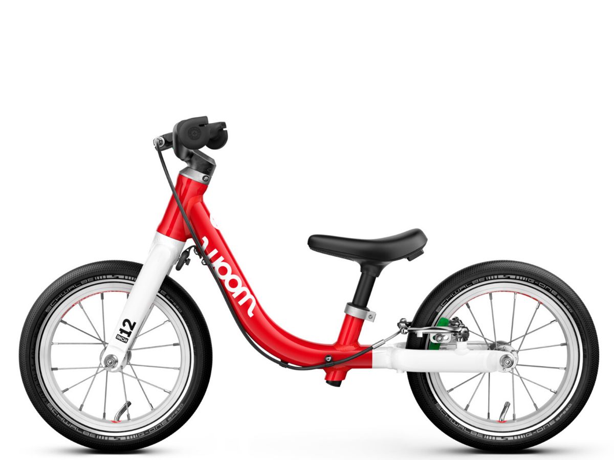 Woom 1 er en lett balansesykkel for barn 1,5–3,5 år (82–100 cm). Perfekt for trygg sykkelstart!