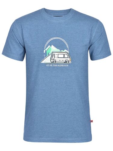 Lett og komfortabel t-skjorte til herre fra Jotunheim med trykk