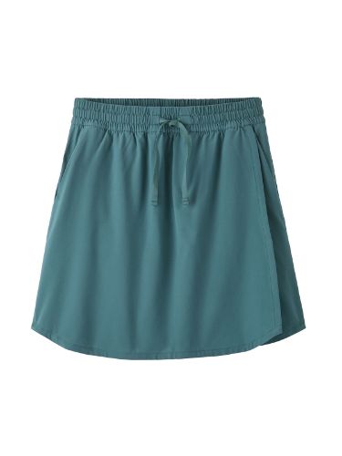 Skort fra Patagonia til dame, med skjørt over og en tettsitende shorts under!