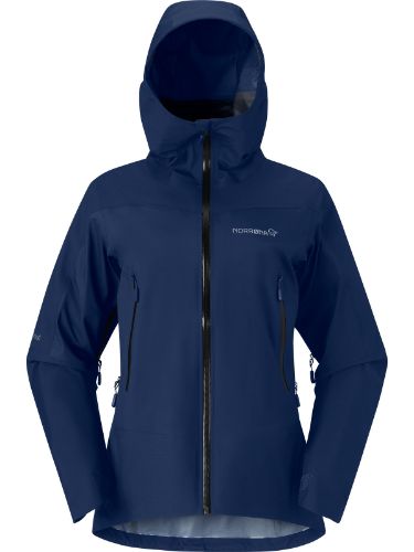 Allsidig skalljakke til dame fra Norrøna i fargen Indigo Night