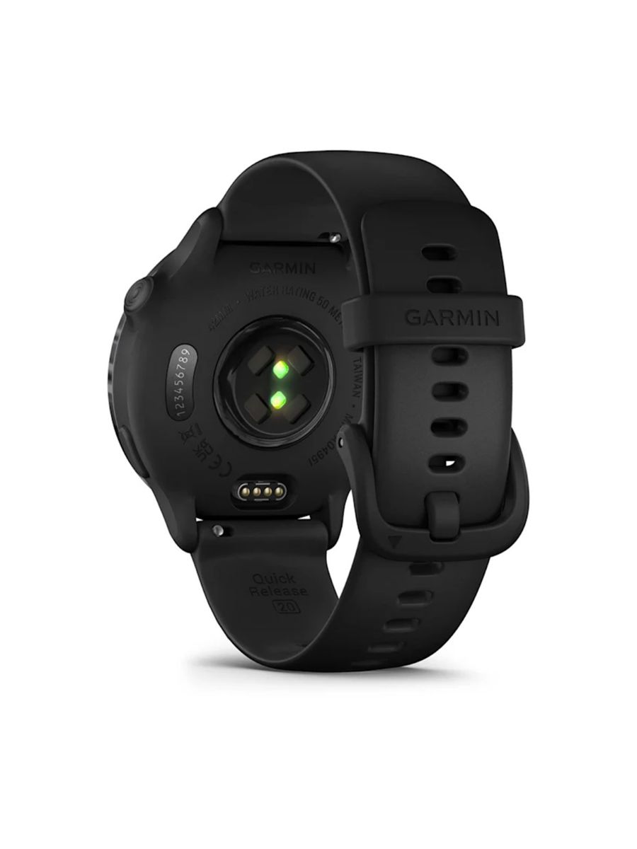 Allsidig treningsklokke fra Garmin med en rekke funksjoner. I fargen Black/Slate