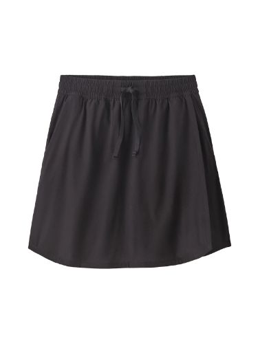 Skjørt til dame med shorts under fra Patagonia, i fargen Black