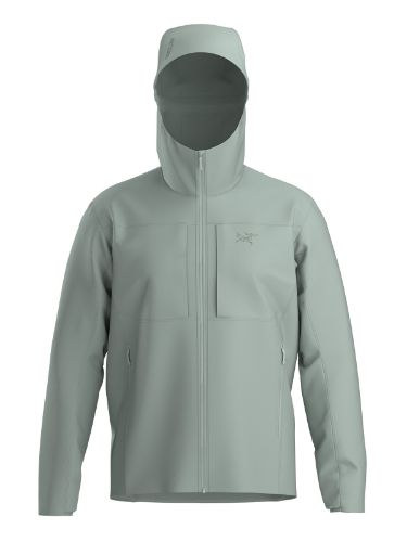 Lett og slitesterk skalljakke til herre fra Arcteryx i farge Stone Green