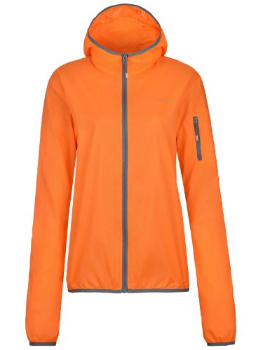 Vindjakke til dame fra Jotunheim som enkelt kan pakkes i sin egen lomme