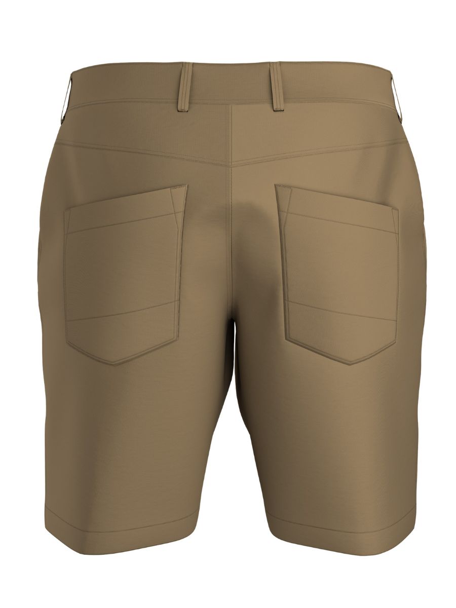 Shorts til herre i bomull på Arcteryx i fargen Canvas
