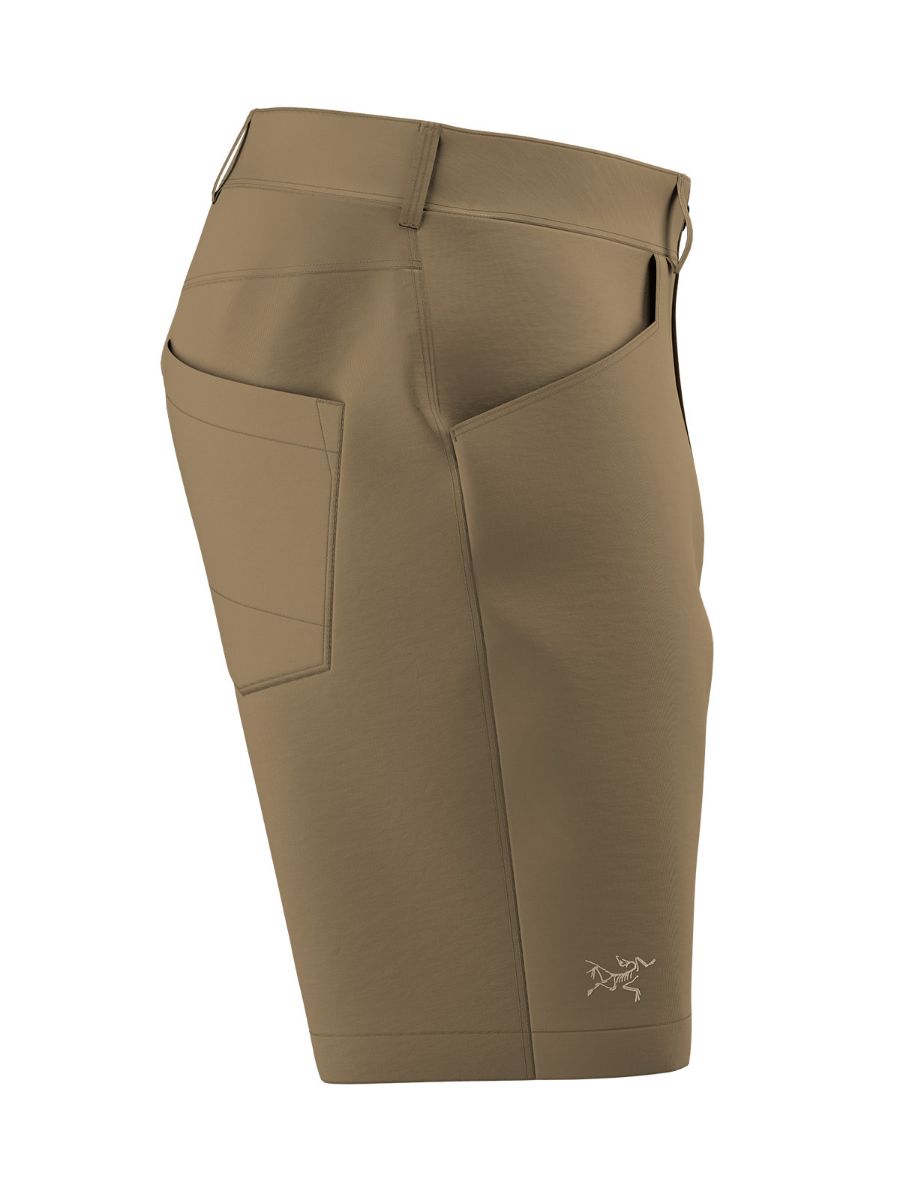 Shorts til herre i bomull på Arcteryx i fargen Canvas