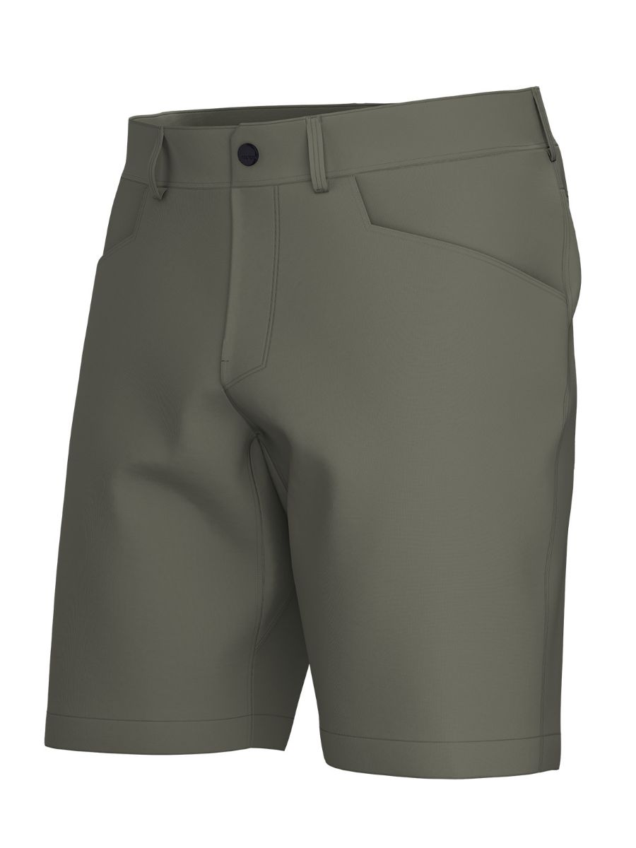 Lett shorts til herre i bomull fra Arcteryx i fargen Forage
