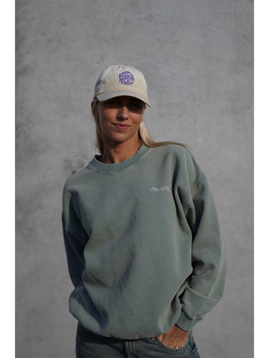 Lekker crewneck genser fra Pre Aprés i fargen Stone Green
