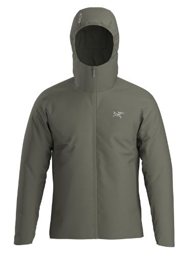 Jakke fra Arc´Teryx i fargen Forage med hette