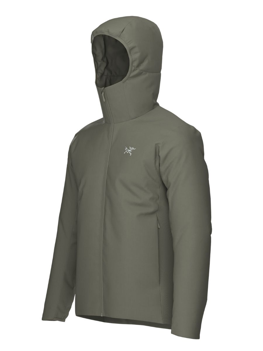 Jakke fra Arc´Teryx i fargen Forage med hette