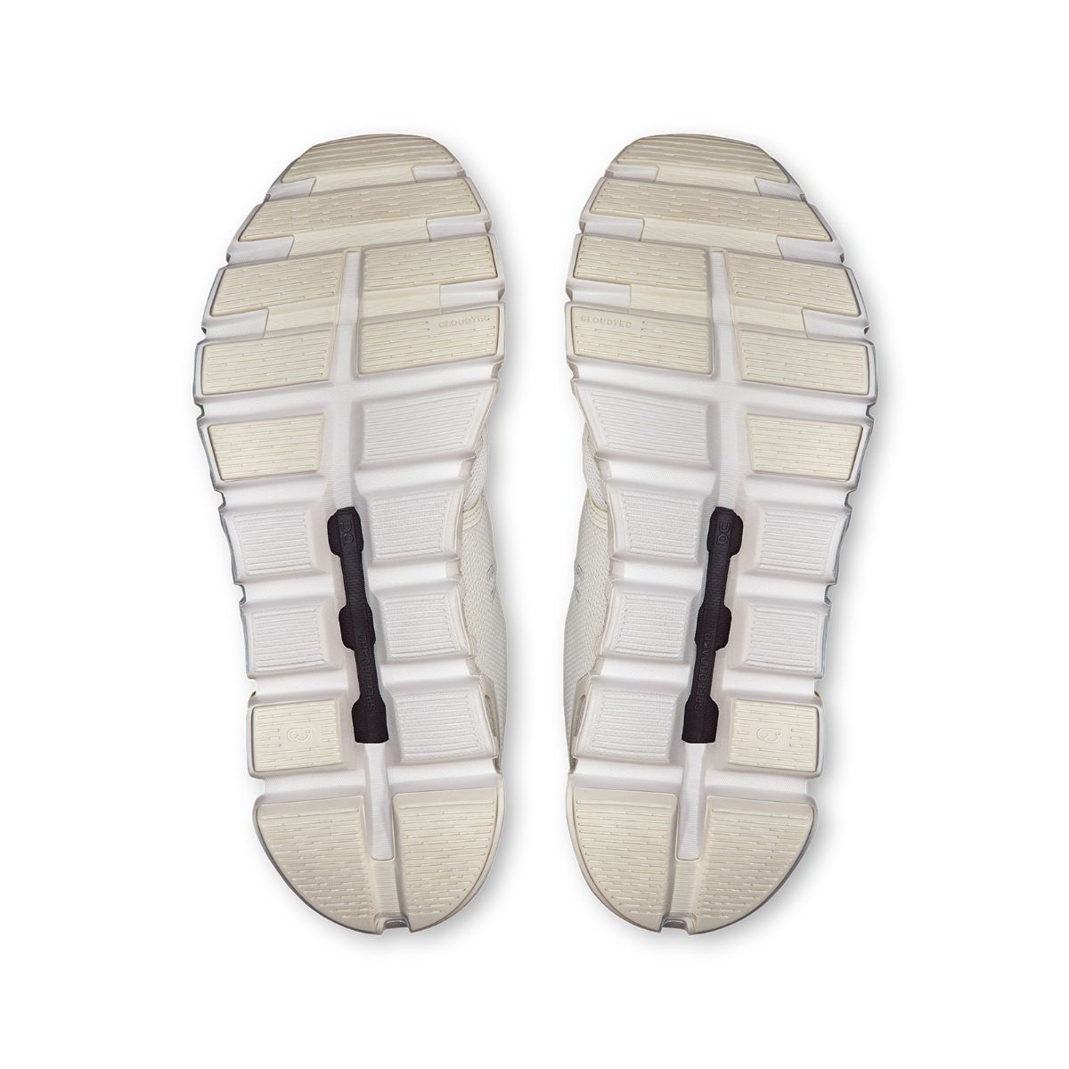Lett og godt dempet sko fra On, Cloud 6 til dame i White and White