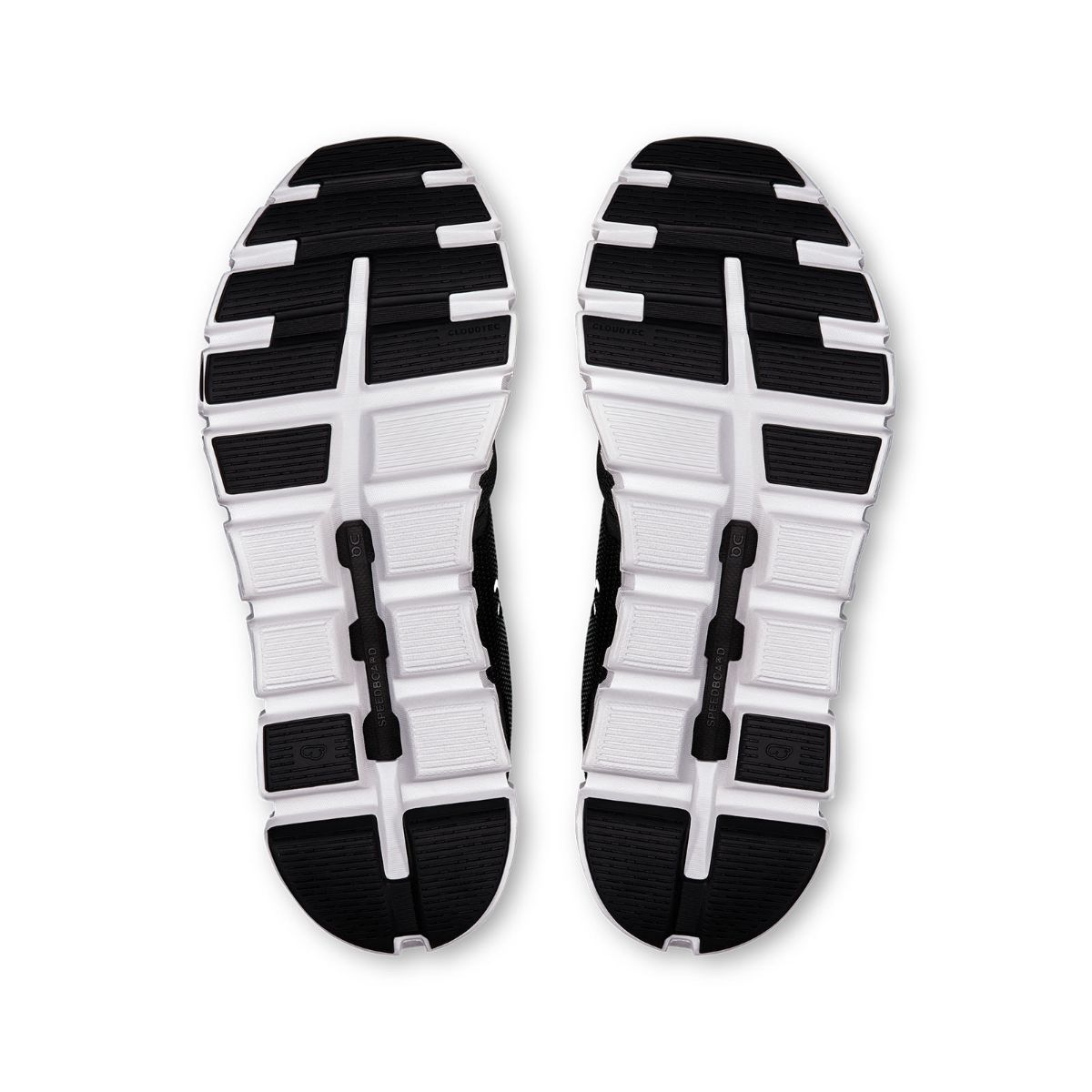 Lett og godt dempet sko fra On, Cloud 6 til dame i Black and White