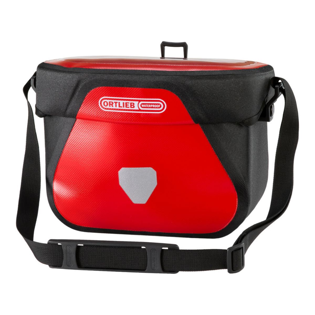 Ultimate 6,5L fra Ortlieb er ei styreveske til sykkelen med magnetisk lokklukking. Ultimate 6,5L rommer det mest nødvendige du trenger enkel tilgang til på sykkelen.