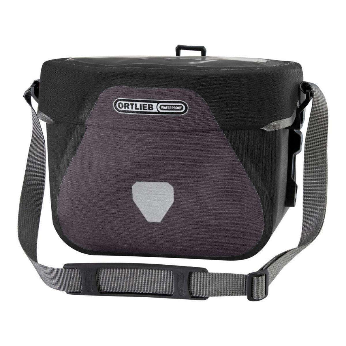 Ultimate Plus 6,5L fra Ortlieb styreveske til sykkelen med magnetisk lokklukking. Den rommer det mest nødvendige du trenger enkel tilgang til på sykkelen. Styrevesken har et PU-belagt Cordura-stoff, som gjør den både slitesterk og vannavstøtende
