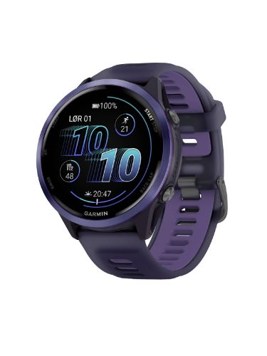 Vis detaljer for Forerunner 570 | 47 mm Forerunner 570 fra Garmin til dame og herre i størrelse 47mm i fargen Imperial Purple Indigo