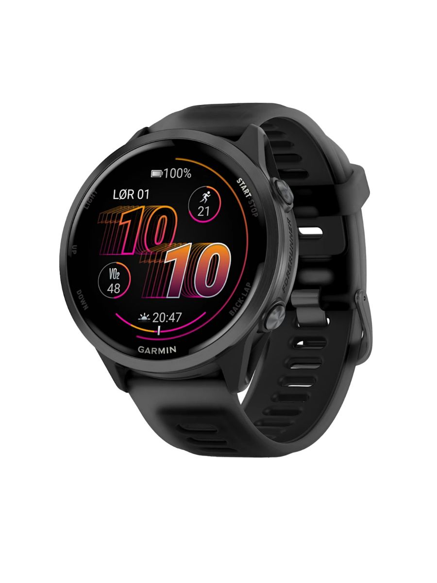Forerunner 570 fra Garmin til dame og herre i størrelse 47mm i fargen Blsck