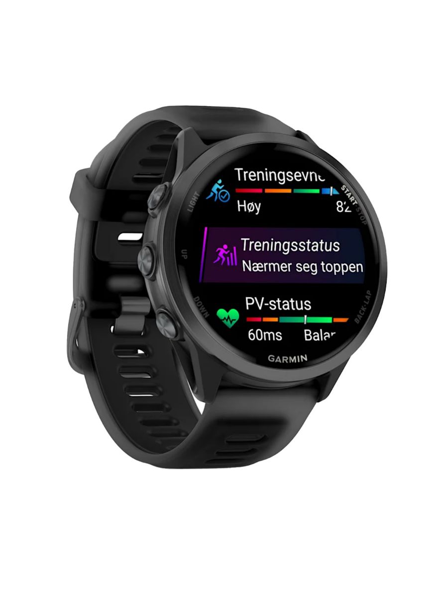 Forerunner 570 fra Garmin til dame og herre i størrelse 47mm i fargen Blsck