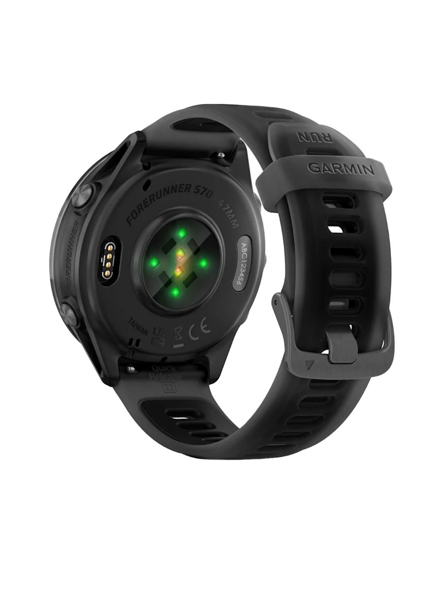 Forerunner 570 fra Garmin til dame og herre i størrelse 47mm i fargen Blsck