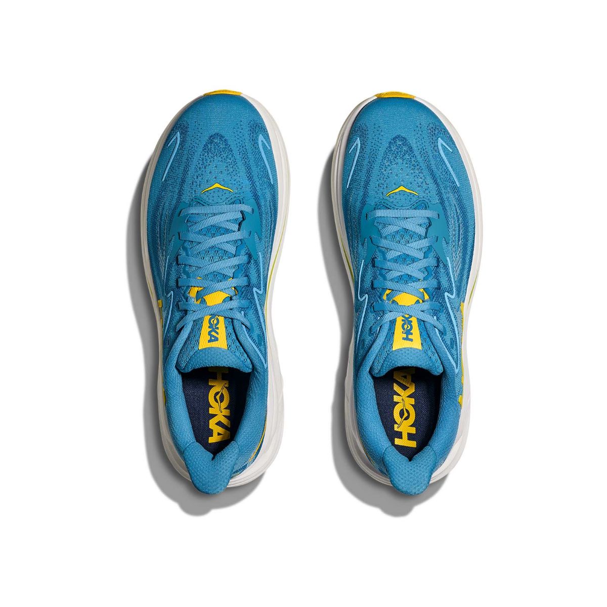 Clifton 10 til herre fra Hoka i fargen Alpine Blue Foggy Night