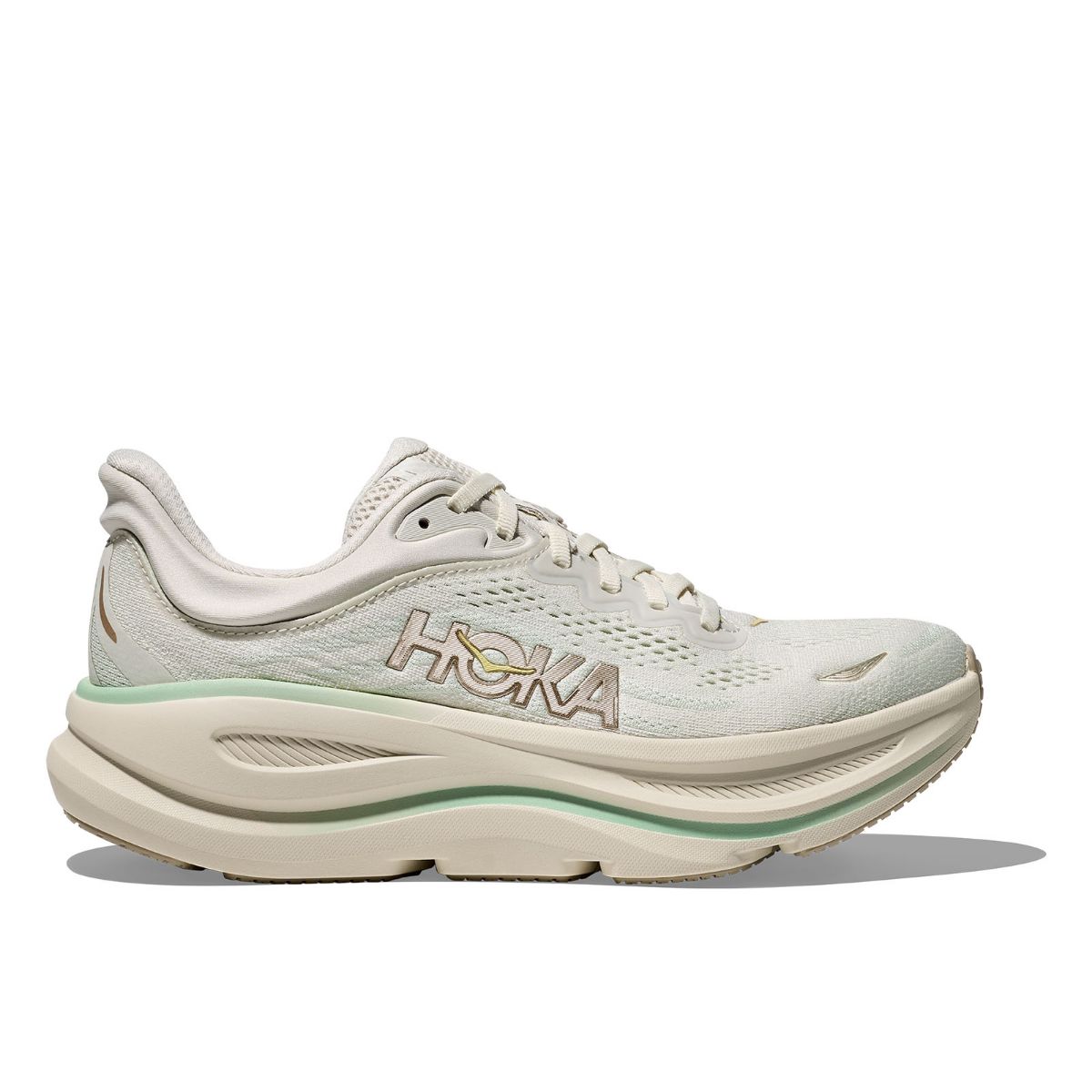 Bondi 9 til dame fra Hoka i fargen Truffle Salt Sea Glass