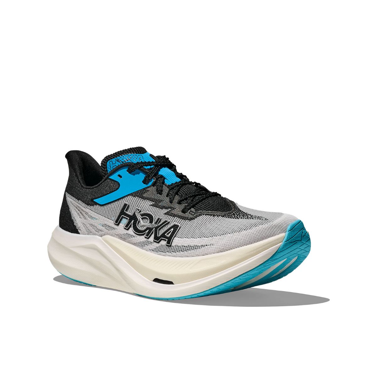 Rocket X 3 fra Hoka til dame og herre i Black og White