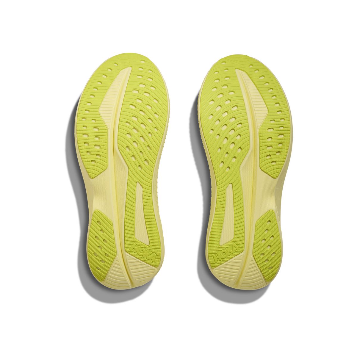 W Mach 6 til dame i fargen White Neon Hoka Citrus- en responsiv og morsom løpesko