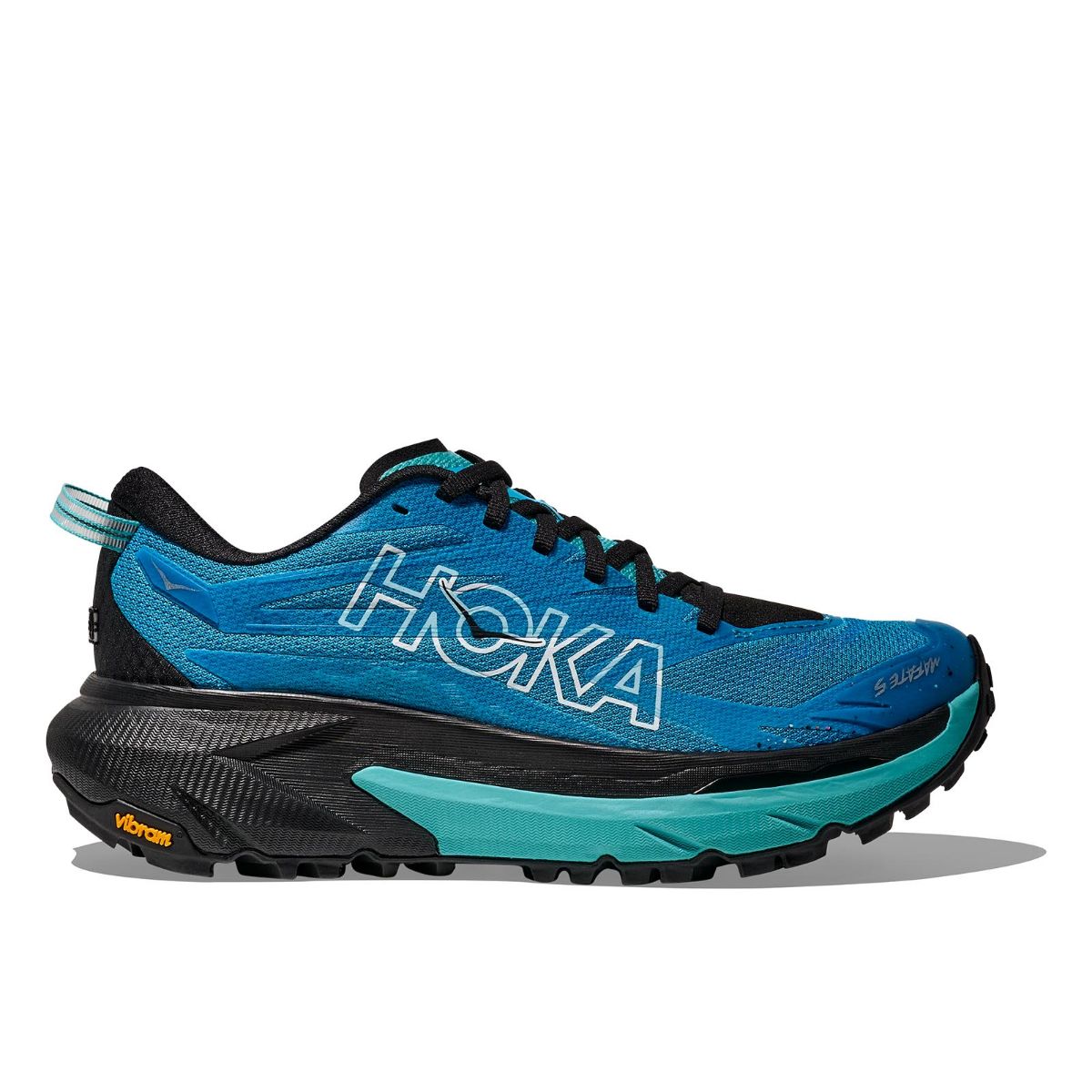 W Mafate 5 til dame fra Hoka i fargen Skyward Blue Black