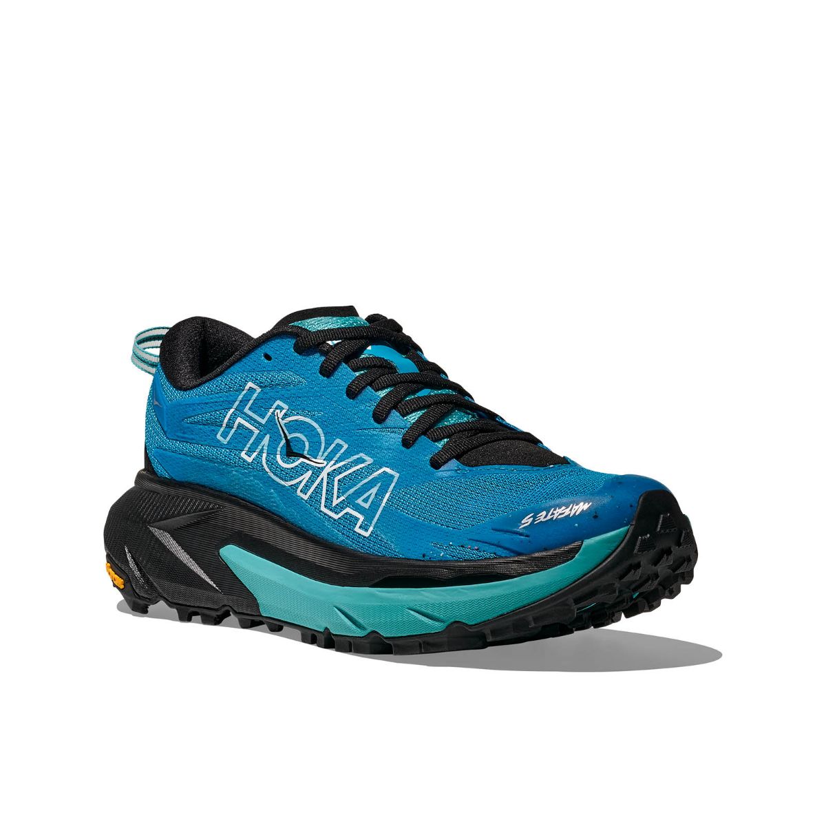 W Mafate 5 til dame fra Hoka i fargen Skyward Blue Black