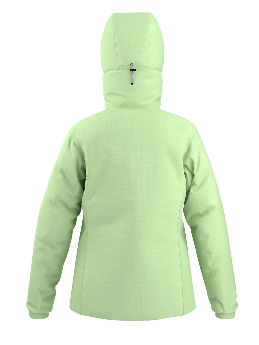 Allsidig isolert jakke til dame fra Arcteryx i fargen Phosphorscent