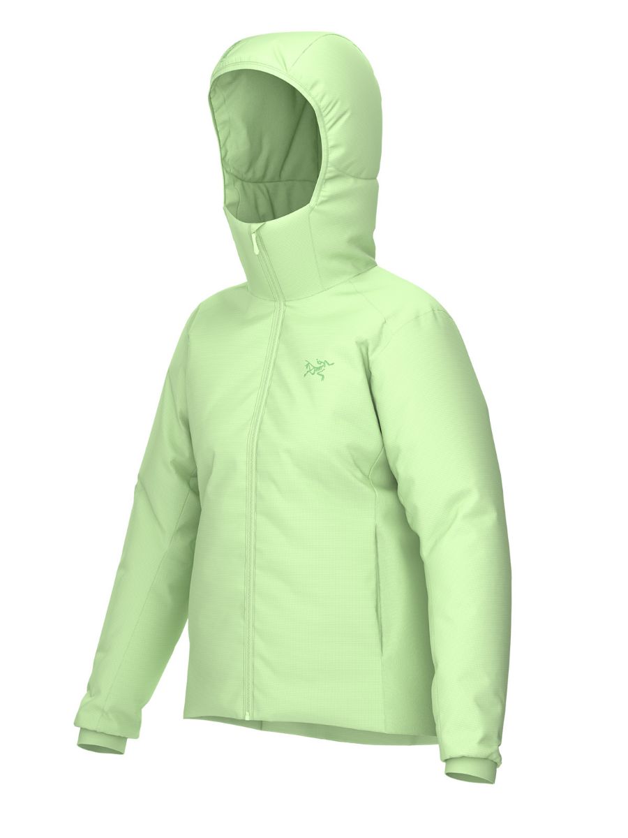 Allsidig isolert jakke til dame fra Arcteryx i fargen Phosphorscent