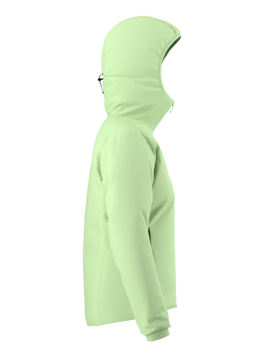 Allsidig isolert jakke til dame fra Arcteryx i fargen Phosphorscent