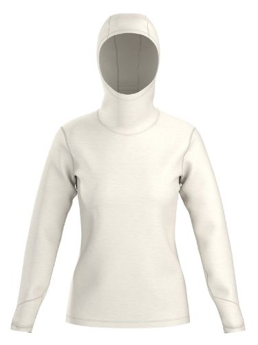 Teknisk hettegenser til dame fra Arcteryx i fargen Arctic Silk