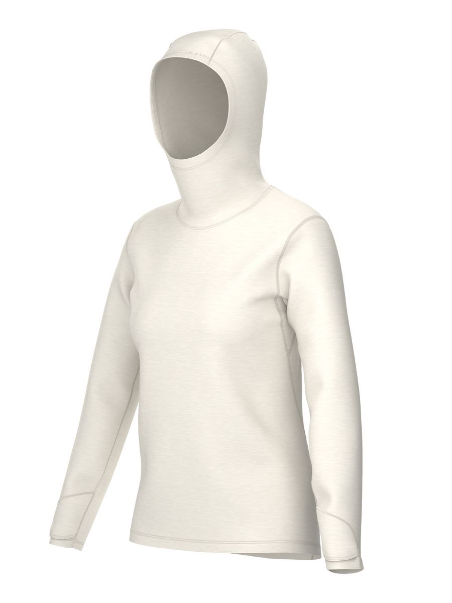 Teknisk hettegenser til dame fra Arcteryx i fargen Arctic Silk