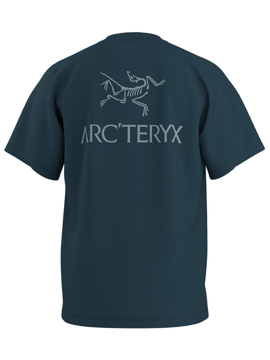 T-skjorte til herre med logo på ryggen fra Arcteryx