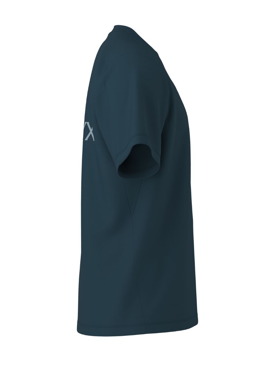 T-skjorte til herre med logo på ryggen fra Arcteryx