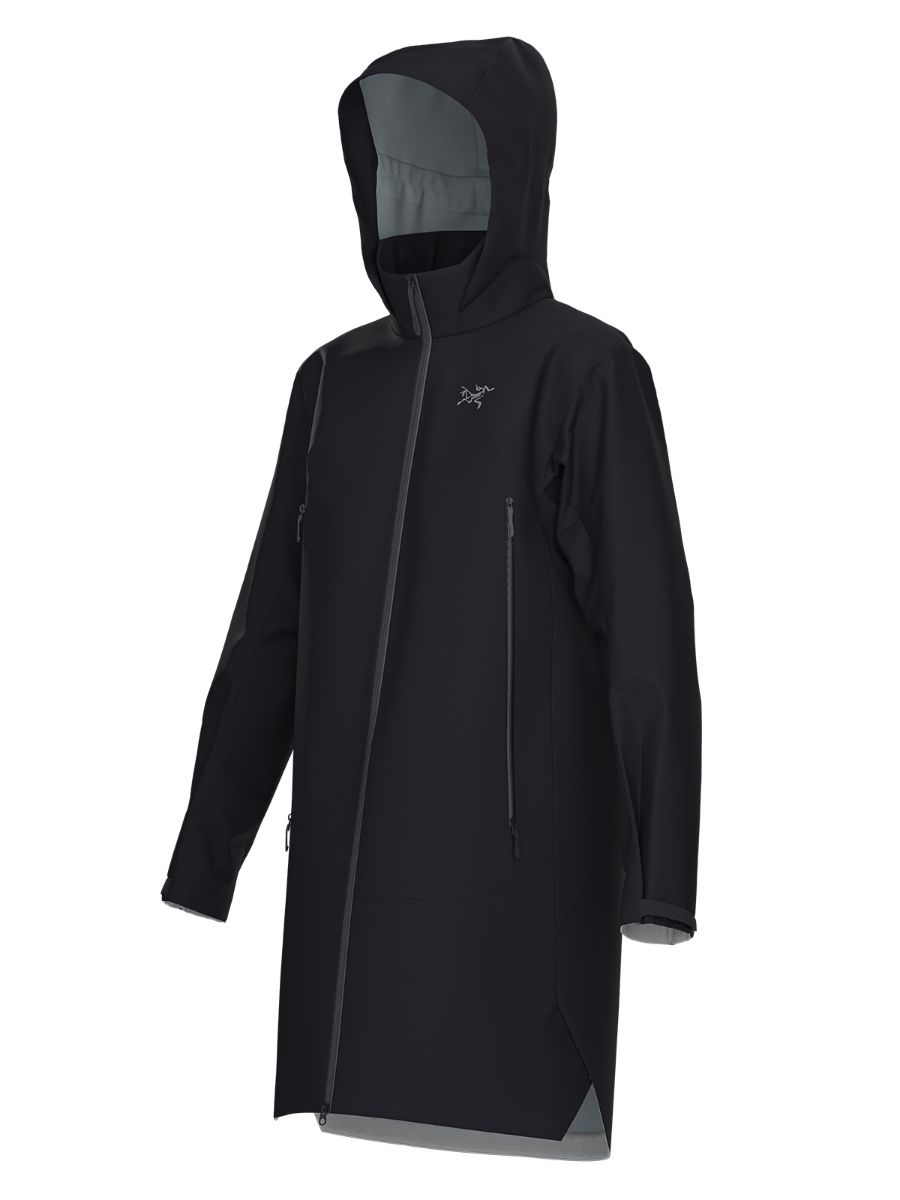 Lang skalljakke til dame fra Arcteryx