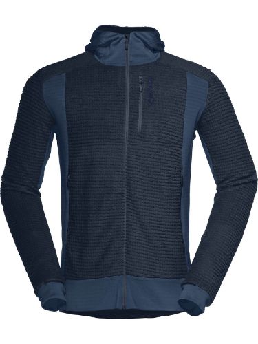 Tynn, men utrolig varm fleecejakke til herre med hette