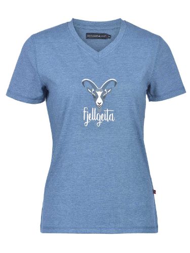 T-skjorte til dame fra Jotunheim i bomull med trykk